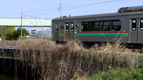 Train running through Stock Footage 239793223