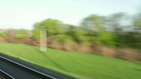 Train scene side Stock Footage 11120253