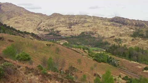 Train in Scotland Stock Footage 246630284