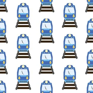 Train seamless pattern イラスト素材