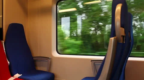 Train seats Stock Footage 25151302