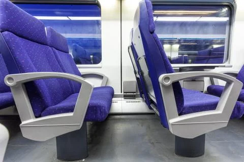Train seats Stock Photos