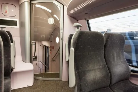 Train seats Foto stock