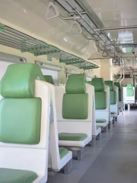 Train seats. A Stock Photos