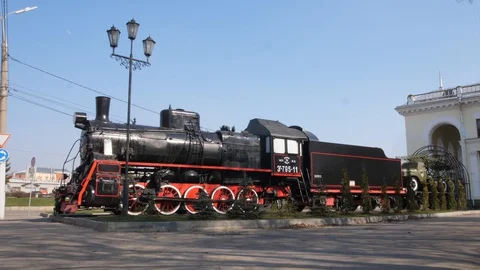 The train in the second world war the great Patriotic war Stock Footage 127835929