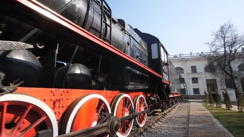 The train in the second world war, the great Patriotic war3 Stock Footage 127836541