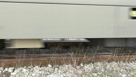 Train in serbian railways Stock Footage 171790759