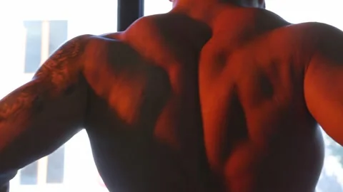 To train shoulders 13 Stock Footage 309581914