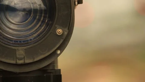 Train sign light at the station Stock Footage 8640030