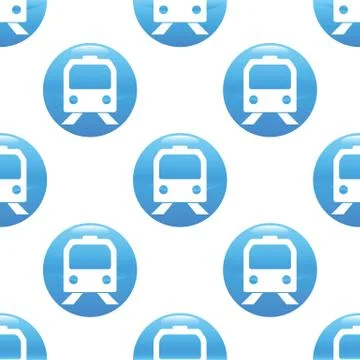 Train sign pattern Stock Illustration