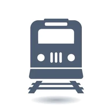 Train sign symbol Stock Illustration