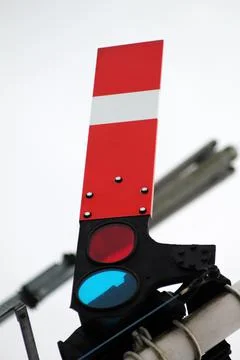 Train signal Stock Photos