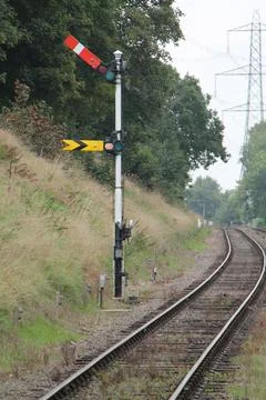 Train Signal. Stock Photos