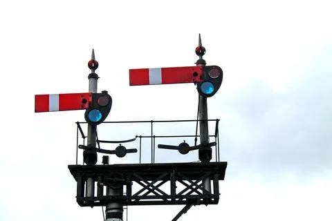 Train Signal. Stock Photos
