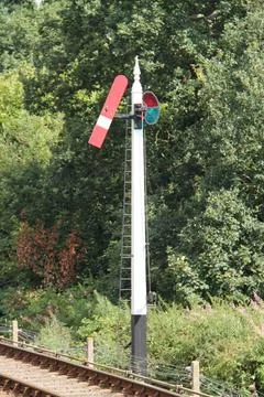Train Signal. Stock Photos