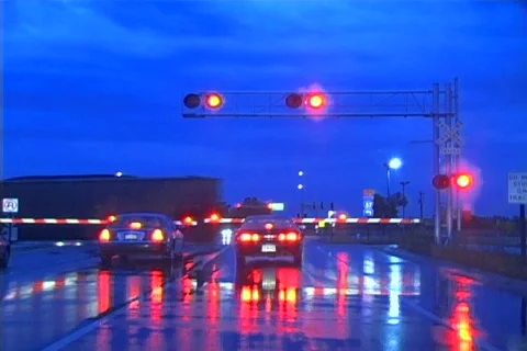 Train Signals 1 Stock Footage 270581
