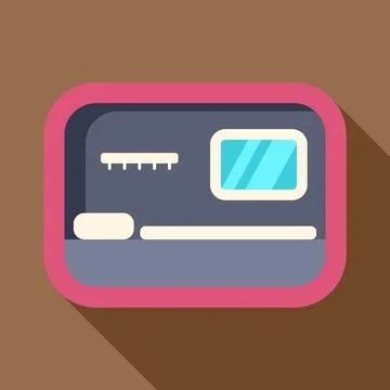 Train sleeper compartment offering overnight travel accommodation Illustrazione stock