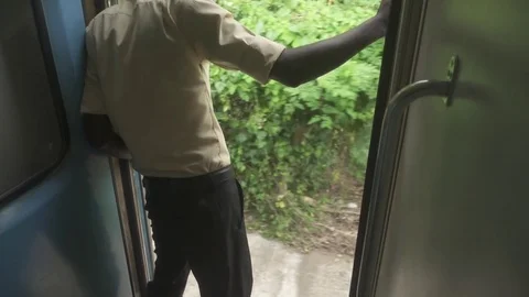 Train slowmotion Stock Footage 82316140