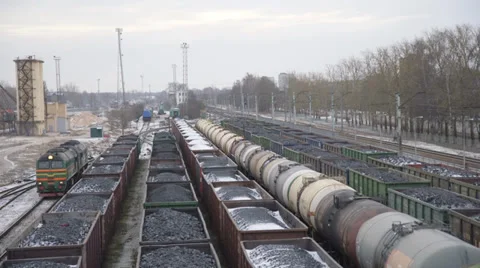 Train in Snow Stock Footage 37843099