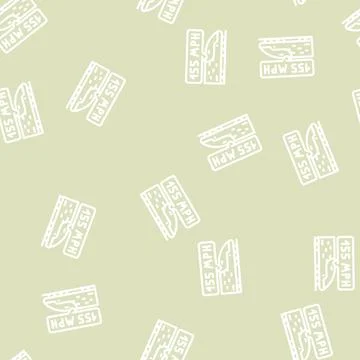 Train speed line vector seamless pattern Illustrazione stock