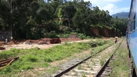 Train Sri Lanka Video stock 78027601