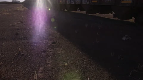 Train Standing Still Stock Footage 66404716