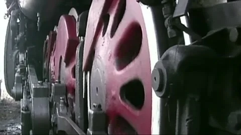 The train start Stock Footage 235264357