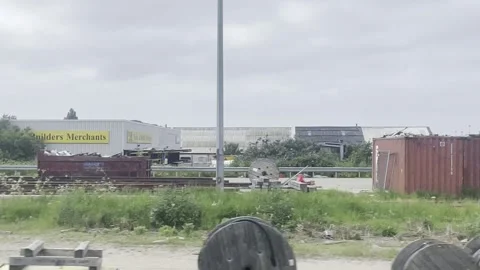 TRAIN Static of London whizzing past. 库存影片 242530918