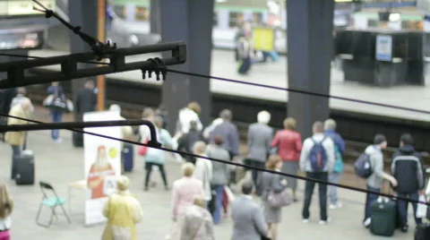 Train station 1 Video stock 743581