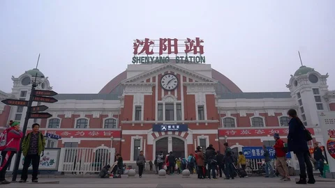 Train station 1080P 動画素材 115232260