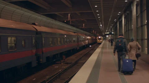 Train station 2 Stock Footage 35217590