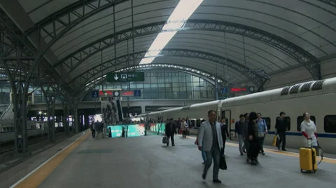 Train station 4 (Converted) Stock Footage 39845754