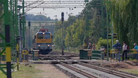 Train station in 4K Stock Footage 129234774