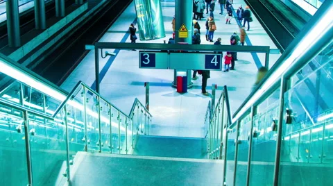 Train station in Berlin Vídeos de archivo 51865617