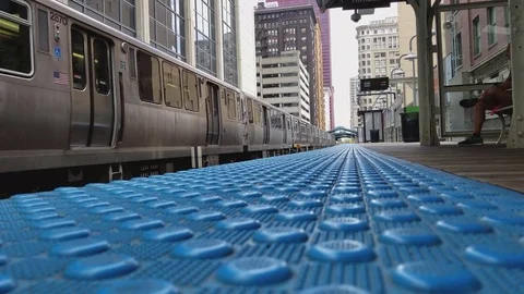 Train Station Blur Video stock 81966156