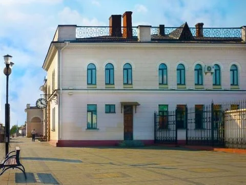 Train station building Stock Photos