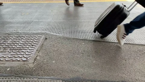 Train Station Commuter Stock Footage 191524211