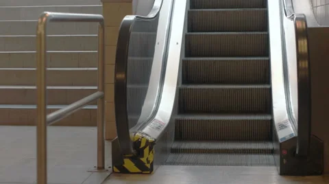 Train Station Escalators Stock Footage 56263175