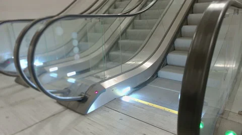 Train Station Escalators Stock Footage 56270327