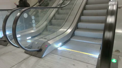 Train Station Escalators Stock Footage 56270666