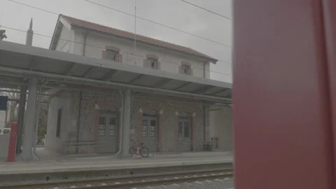 Train Station Exterior Stock Footage 262328908
