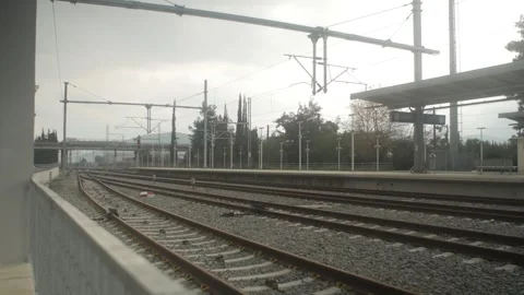 Train Station Exterior Video stock 262329344