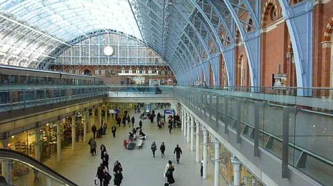 Train Station Stock Footage 646572