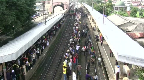 Train Station Stock Footage 688979