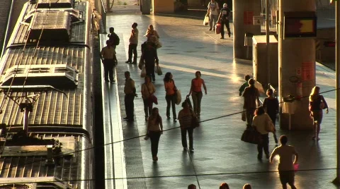 Train station Stock Footage 861363