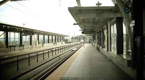Train station Stock Footage 10732401