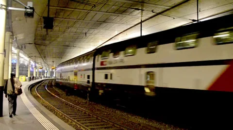 Train Station 스톡 동영상 32191019