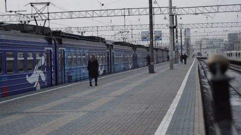 A train station Stock Footage 73077025