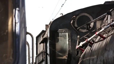 Train station Stock Footage 77045600