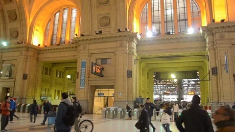 Train station Stock Footage 82176632